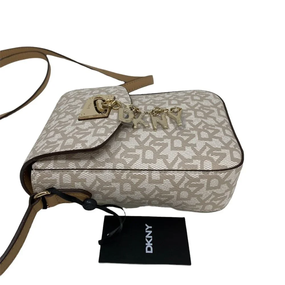 DKNY Phone Crossbody with All Over Logos - Picture 6 of 11